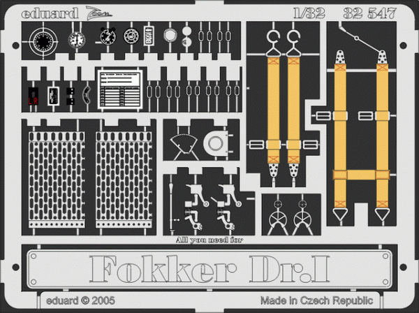 Eduard 32547 Fokker Dr. I 1/32 RODEN