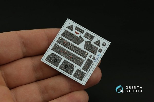 Quinta Studio QDS-48354 Mi-17 (Mi-8MT Export version) 3D-Printed &amp; coloured Interior on decal paper (Zvezda) (Small version) 1/48