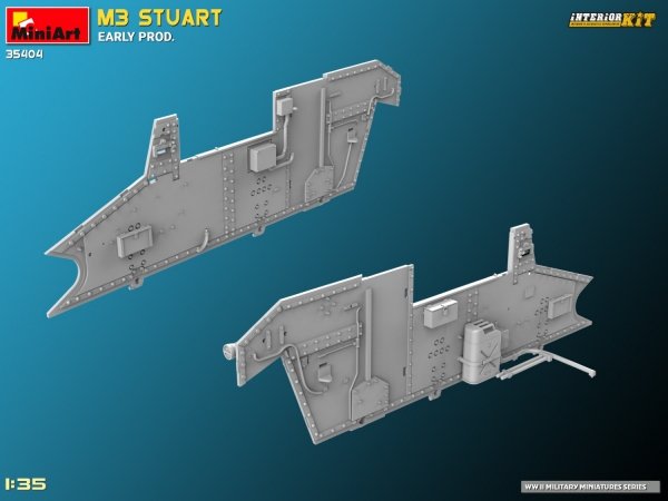 MiniArt 35404 M3 STUART EARLY PROD. INTERIOR KIT 1/35
