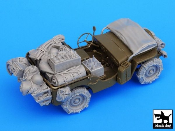 Black Dog T35044 US Jeep big accessories set 1/35