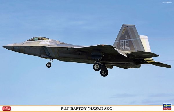 Hasegawa 07555 F-22 Raptor "Hawaii ANG" 1/48