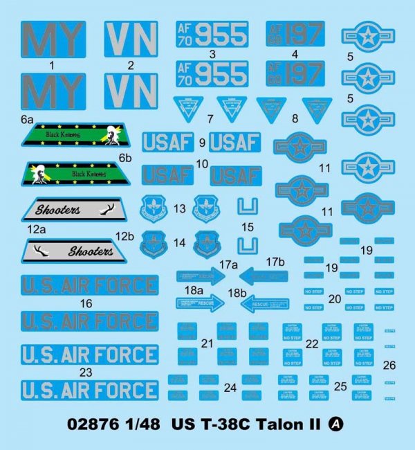 Trumpeter 02876 US T-38C Talon II (1:48)