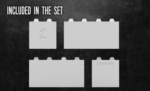 RT-Diorama 35639-K Road Barriers (2x2 &amp; 2x4) 1/35