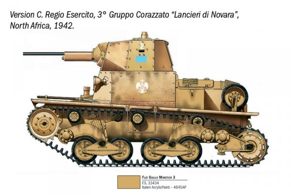 Italeri 96553 Carro Armato L6/40 1/35