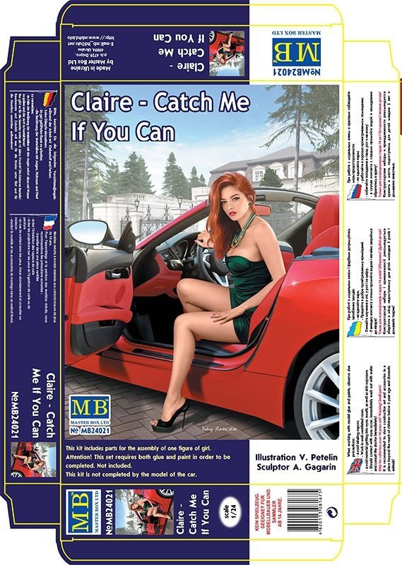 Master Box 24021 Dangerous Curves Series. Claire - Catch Me If You Can 1/24