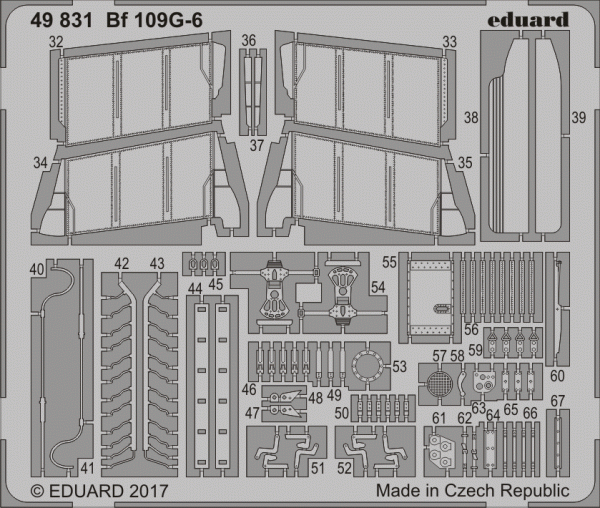 Eduard 49831 Bf 109G-6 ZVEZDA 1/48