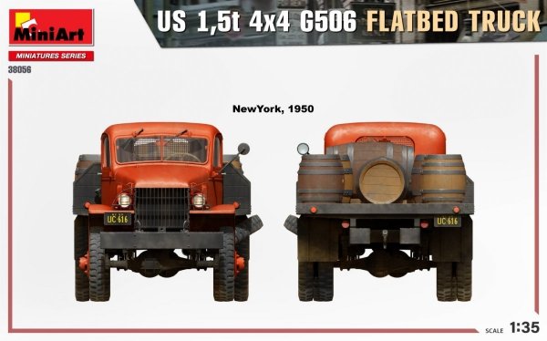 MiniArt 38056 US 1,5t 4×4 G506 FLATBED TRUCK 1/35