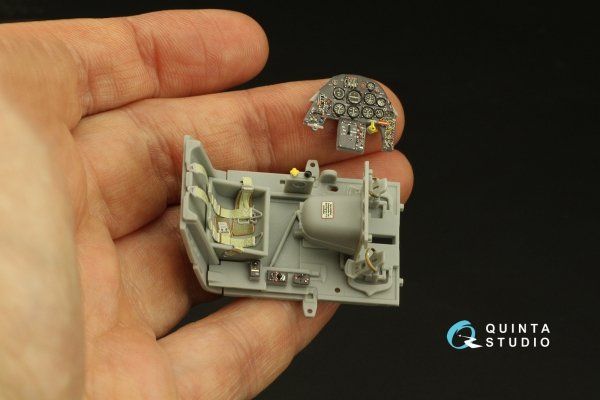 Quinta Studio QD32191 Bf 109G-14 3D-Printed coloured Interior on decal paper (Zoukei Mura SWS) 1/32