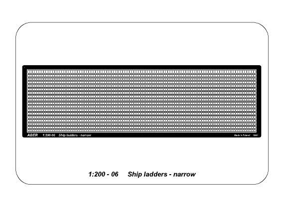 Aber 200-06 Ship ladders - narrow (1:200)