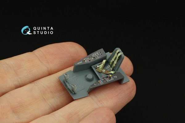 Quinta Studio QD48530 Me P.1101 3D-Printed &amp; coloured Interior on decal paper (RS models) 1/48