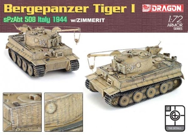 Dragon 7210 Demolition Tiger w/Zimmerit (1:72)