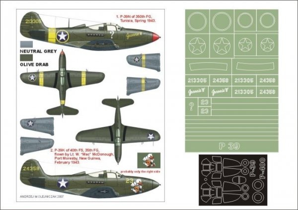 Montex K48141 P-39 Aircobra 1/48