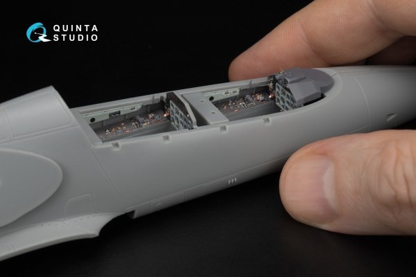 Quinta Studio QDS+48603 L-39ZA 3D-Printed &amp; coloured Interior on decal paper ( Trumpeter )( Small version )( with 3D-printed resin parts ) 1/48
