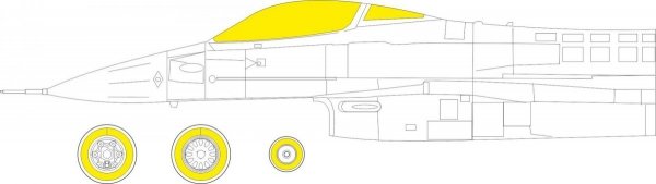 Eduard 644210 F-16C Block 25 LööKplus KINETIC MODEL 1/48