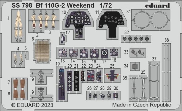 Eduard SS798 Bf 110G-2 Weekend EDUARD 1/72