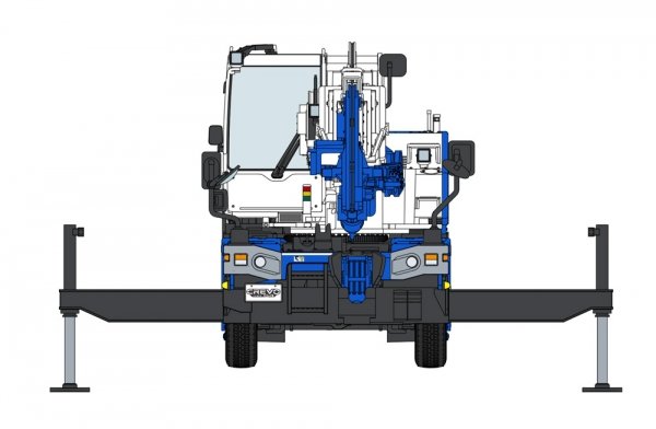 Hasegawa 66110 Tadano Rough Terrain Crane GR-130NL/N CREVO Mini G4 &quot;H-Type Outrigger&quot; 1/35