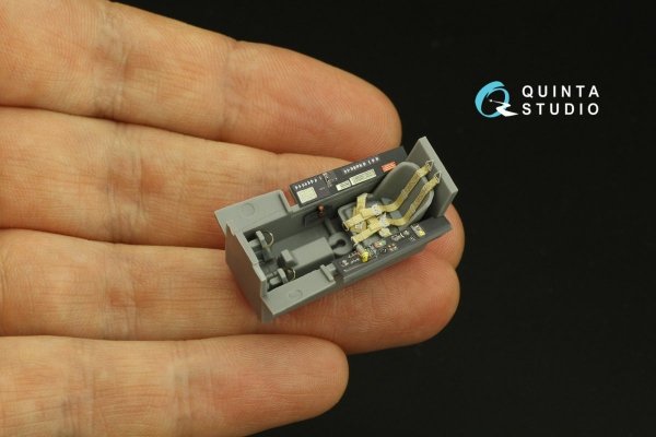 Quinta Studio QD48314 Fw 190A-3 3D-Printed &amp; coloured Interior on decal paper (Tamiya) 1/48