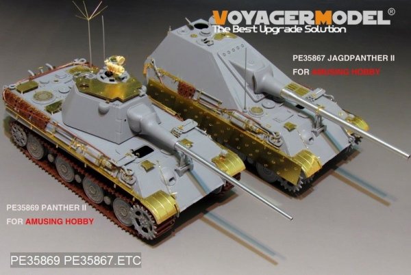 Voyager Model PE35867 WWII German Jagdpanther II tank destroyer basic gor AMUSING HOBBY 1/35
