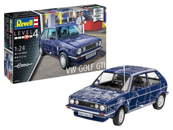 Revell 07673 VW Golf GTI Builders Choice 1/24