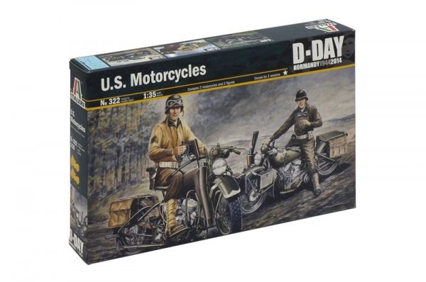 Italeri 0322 U.S. MOTORCYCLES (1:35)