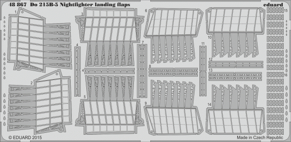 Eduard 48867 Do 215B-5 Nightfighter landing flaps 1/48 ICM