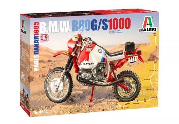 Italeri 4641 B.M.W. R80 G/S 1000 Paris Dakar 1985 1/9