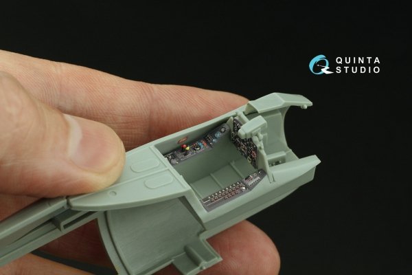 Quinta Studio QD48499 Ta 183 3D-Printed &amp; coloured Interior on decal paper (Academy) 1/48