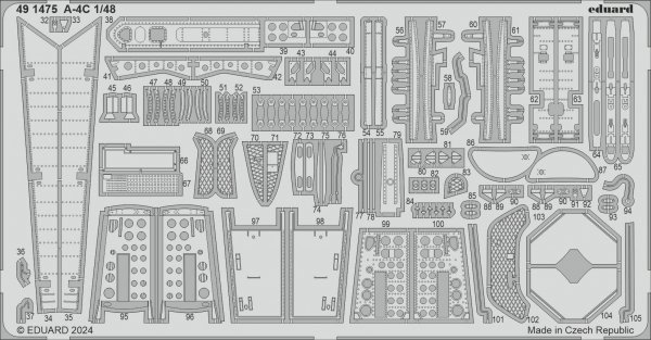 Eduard BIG49432 A-4C HOBBY 2000, HASEGAWA 1/48