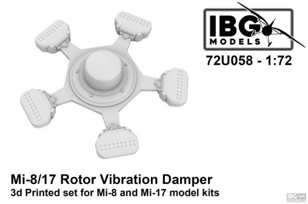 IBG 72U058 Mi-17 Rotor vibration damper 1/72