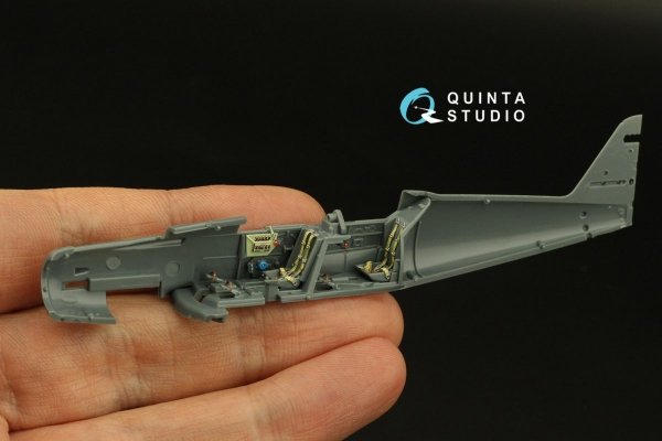 Quinta Studio QD72064 Avia CS-199 3D-Printed &amp; coloured Interior on decal paper (Eduard) 1/72