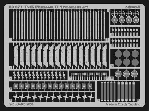 Eduard 32074 F-4E armament 1/32 Tamiya