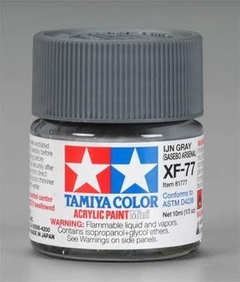 Tamiya XF77 IJN Gray (Sasebo Arsenal) (81777) Acrylic paint 10ml