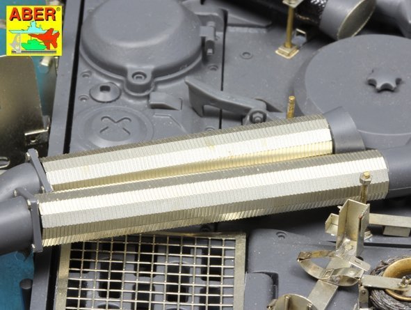 Aber 16031 Feifel air cleaners tubes for early Tiger I (1:16)