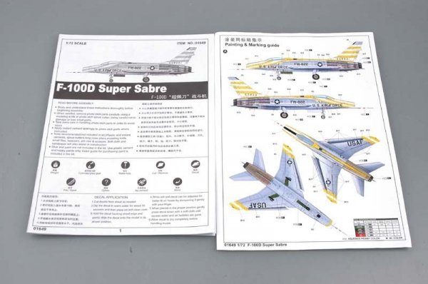 Trumpeter 01649 F-100D Super Sabre (1:72)