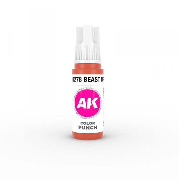 AK Interactive AK11278 BEAST BROWN – COLOR PUNCH 17ml