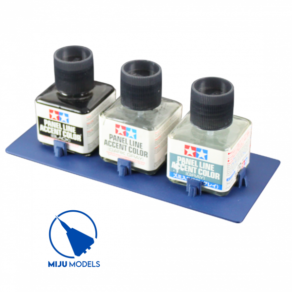 Miju Models HOLDER-TAM_AK-TRIPLE Podstawka potrójna / Triple stand Tamiya &amp; AK 40ml 