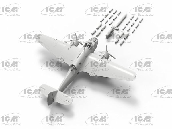 ICM 48314 Bristol Beaufort Mk.I. Bombing raid 1/48