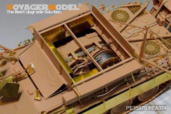 Voyager Model PE35970 WWII German Bergepanther Ausf.A (Late type,Panther G tool holders) Basic For MENG SS-015 1/35