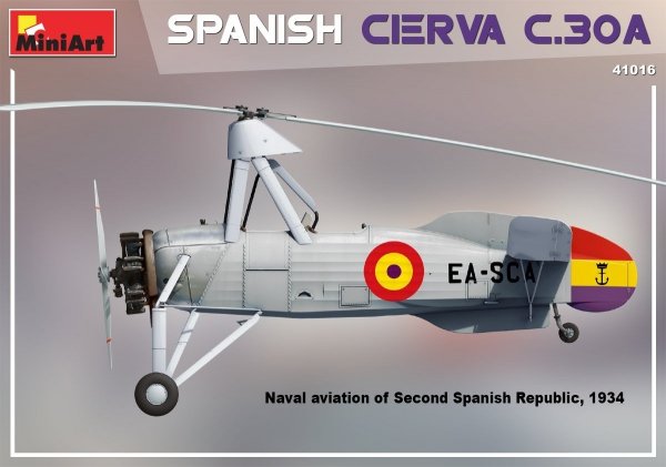 Miniart 41016 Spanish Cierva C.30A 1/35