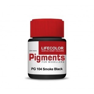 Lifecolor PG104 Powder pigments Smoke black 22ml