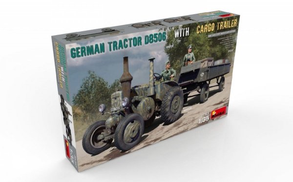 MiniArt 35317 GERMAN TRACTOR D8506 WITH CARGO TRAILER 1/35