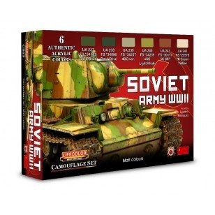 Lifecolor CS23 Acrylic paint set Soviet tanks 6x22ml