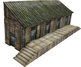 RT-Diorama 35023 RAILROAD WAREHOUSE 1/35