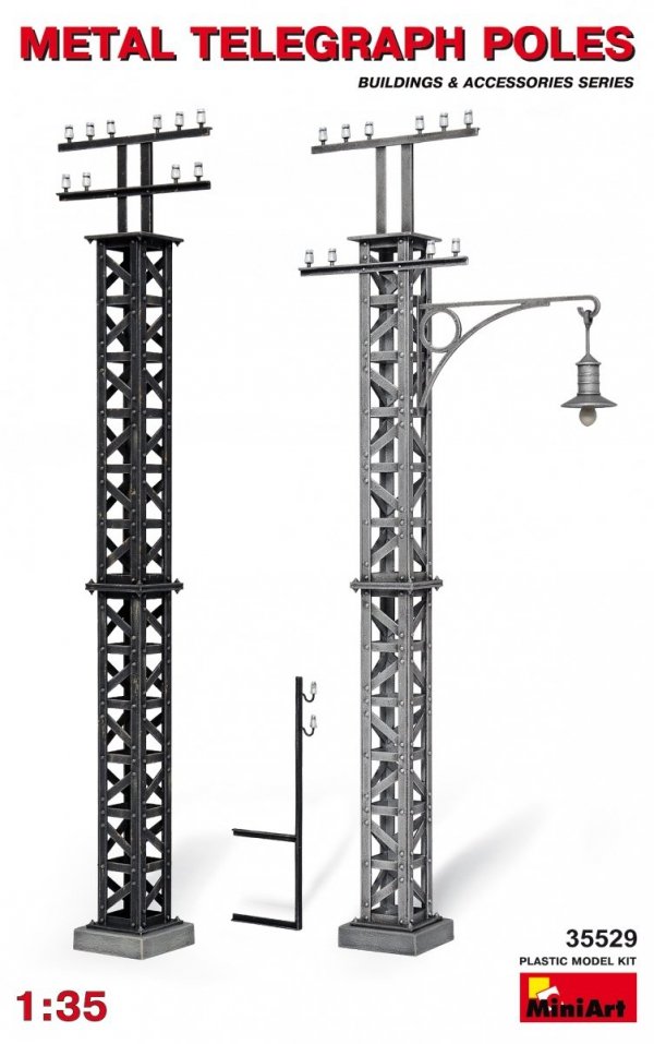 MiniArt 35529 METAL TELEGRAPH POLES (1:35)