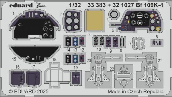 Eduard 321027 Bf 109K-4 KOTARE 1/32