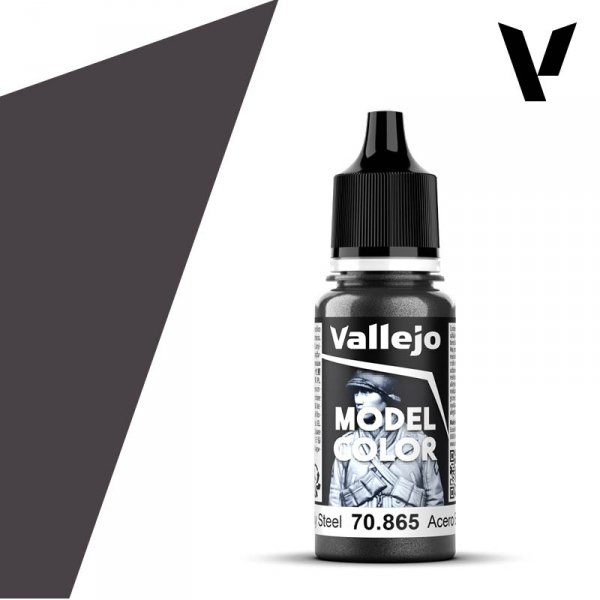 Vallejo 70865 Oily Steel 18 ml