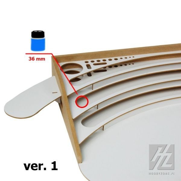 Hobby Zone SDM2b Duży stolik do malowania (farby 36mm)