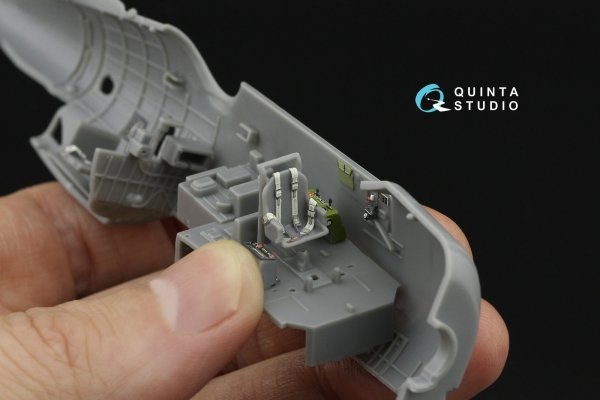 Quinta Studio QD72241 TBM-3 Avenger 3D-Printed &amp; coloured Interior on decal paper ( HobbyBoss ) 1/72