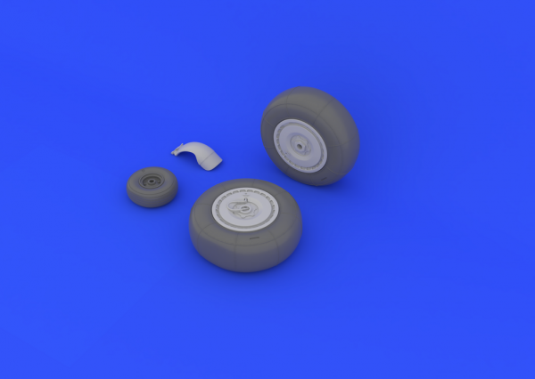 Eduard 648134 Ju 88 wheels late 1/48 (Dragon)