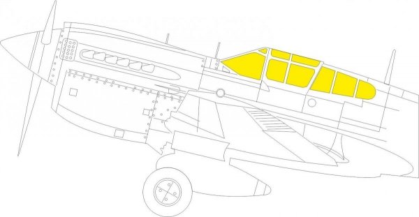 Eduard JX276 P-40M TFace TRUMPETER 1/32